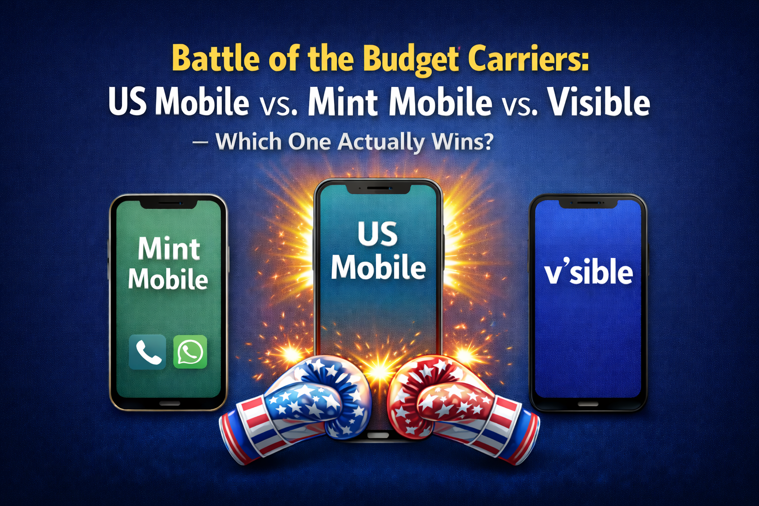 Best Budget Mobile Carriers: US Mobile vs. Mint Mobile vs. Visible (2026)
