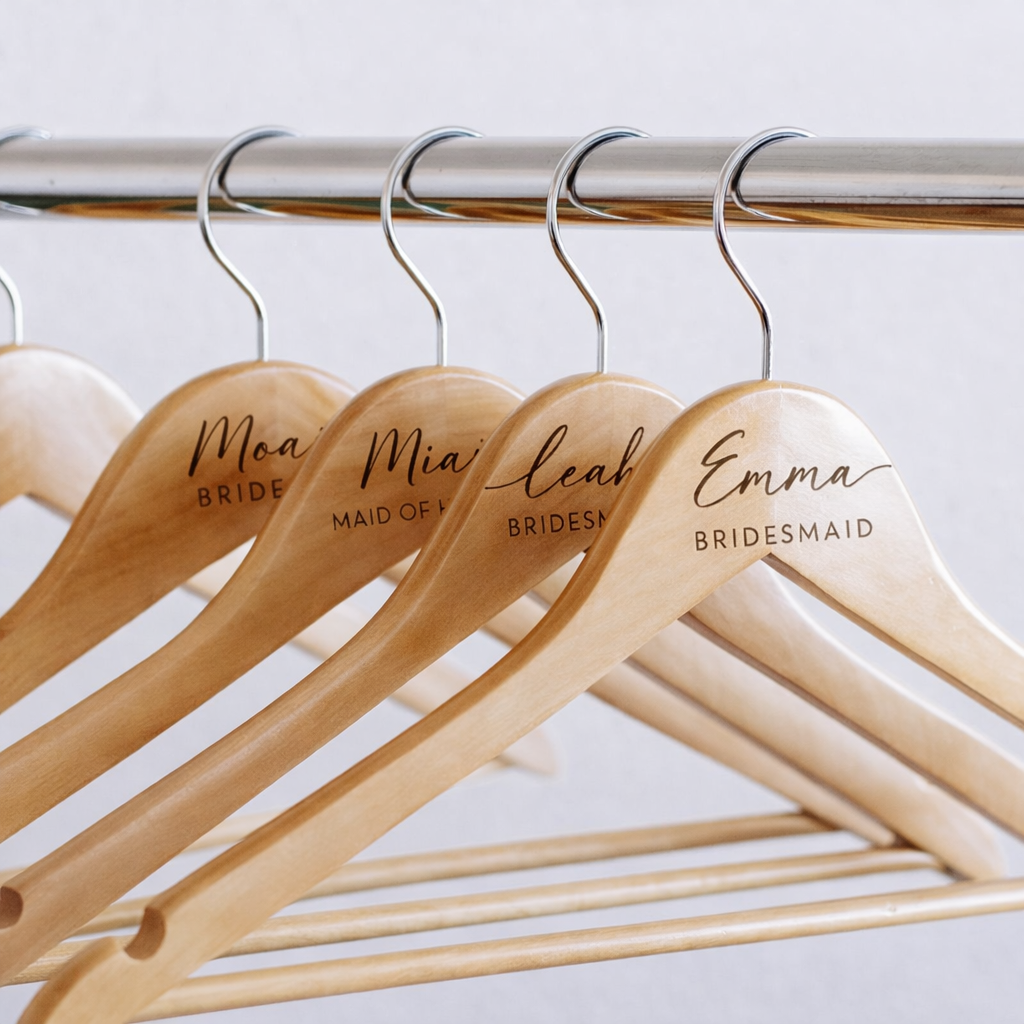 Elegant Wooden Dress Hanger